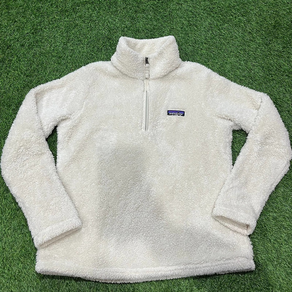 Womens Patagonia Cream Pullover Quarter Zip